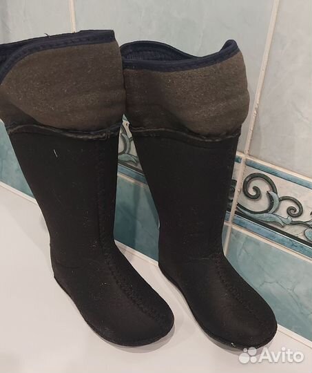 Сапоги резиновые зимние детские Lemigo, р. 22-23