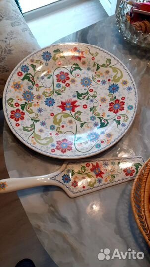 Блюдо для торта с лопаткой