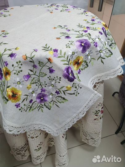 Скатерть Цветы
