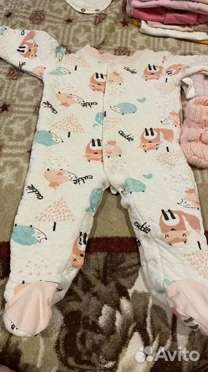 Большой пакет одежды для девочки 0-3 месяца