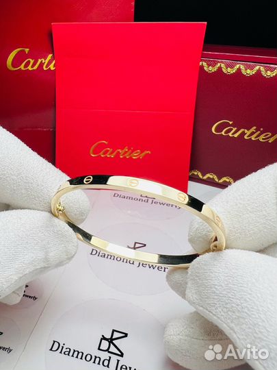 Золотой браслет cartier