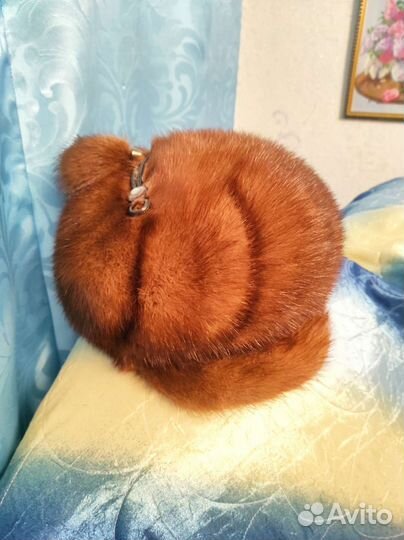 Шапка норковая женская