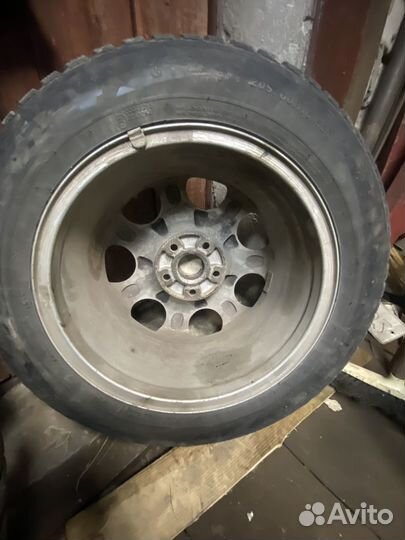 Литые диски r16 5*112 audi a6 c5 с зимней резиной