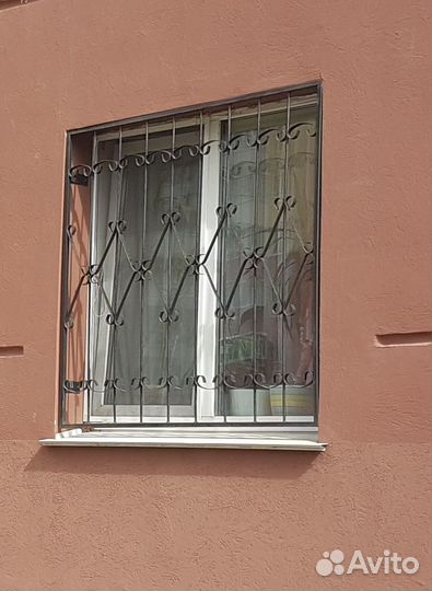 Решетка на окна из полосы N 1300