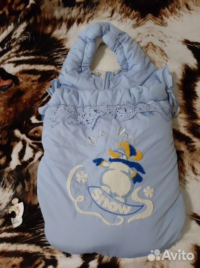 Зимний конверт в коляску