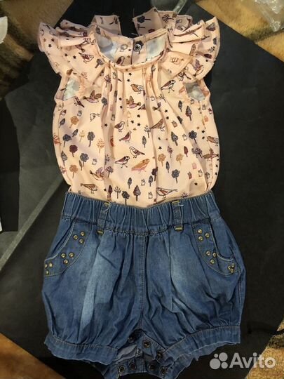 Разные детские вещи до года