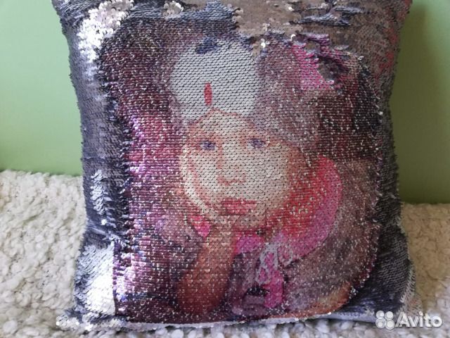 Подушка с Пайетками