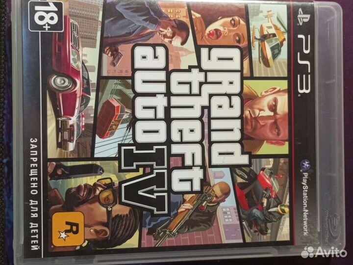 Диски на ps3 Grand Theft Auto IV gta4