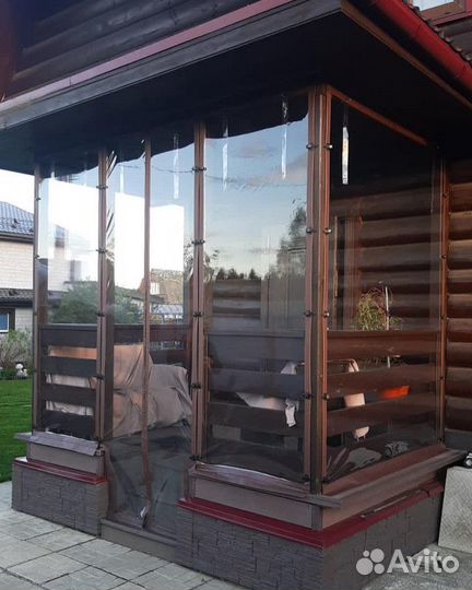 Мягкие окна для беседки