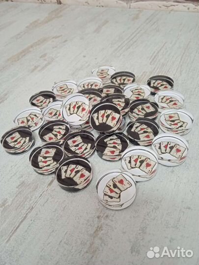 Фишки для нард из оргстекла