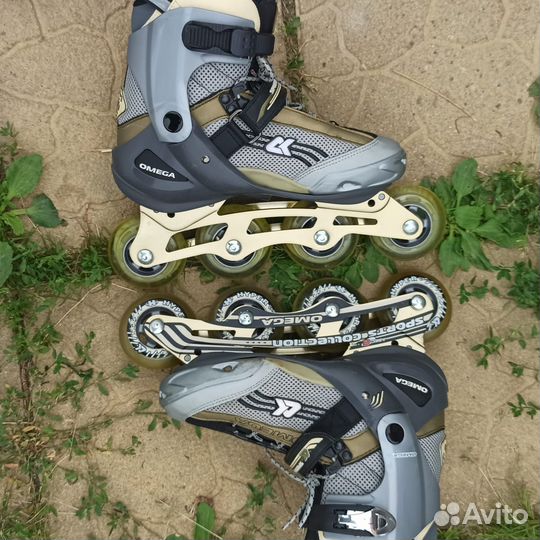 Роликовые коньки Спортивная коллекция omega lime