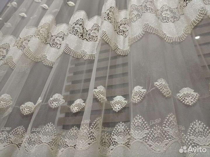 Штора escardine оригинал.комбинированная сетка