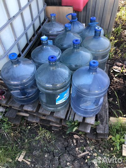 Бутыль 19 литров с ручкой для воды