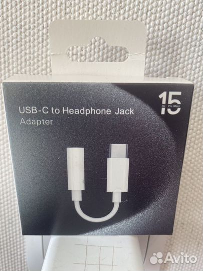 Адаптер Type-C - 3.5 mm Headphone Jack