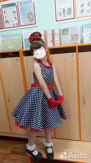 Платье стиляги для девочки