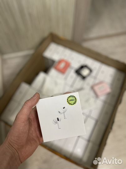 Airpods pro 2 type c С шумоподавлением+Чехол