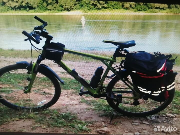 Велорюкзак штаны, сумка на багажник велика