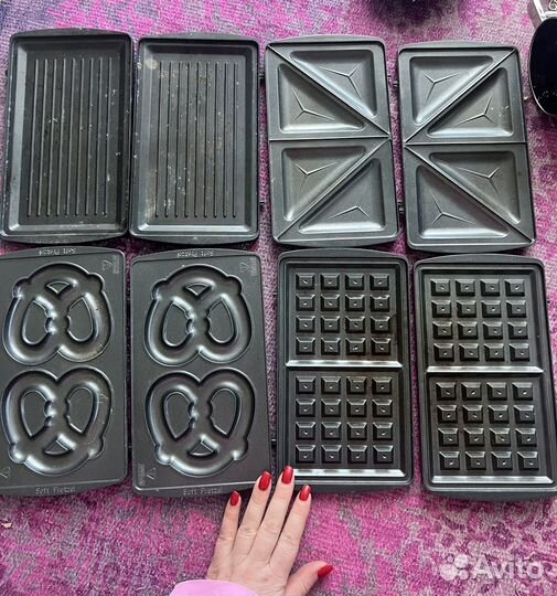 Вафельница мультипекарь redmond 611 + панели