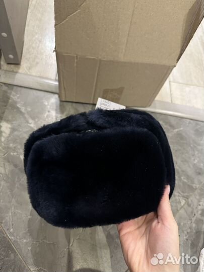 Шапка ушанка меховая для сотрудников