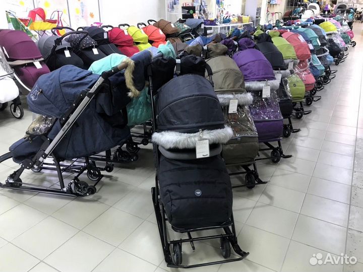 Санки-коляска Nika Kids. /Новые