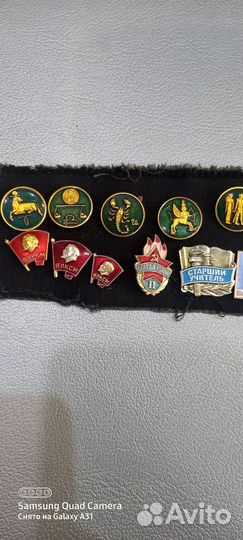 Значки СССР легкие