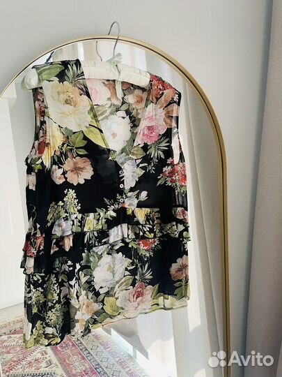 Блузка топ женская летняя вискоза 48 M L