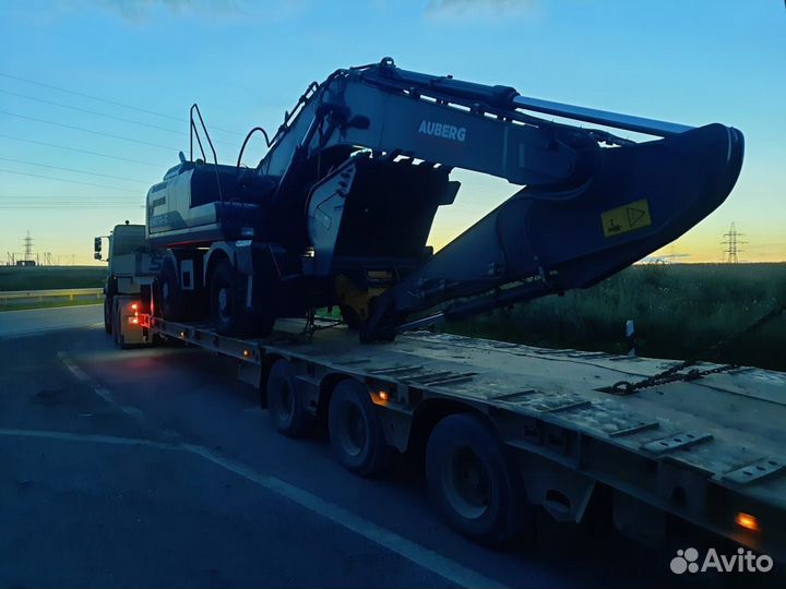 Грузоперевозки тралом негабарита спецтехники