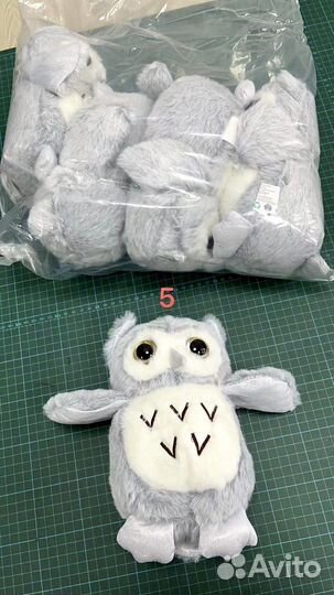 Игрушка белая сова 25 см (новые)