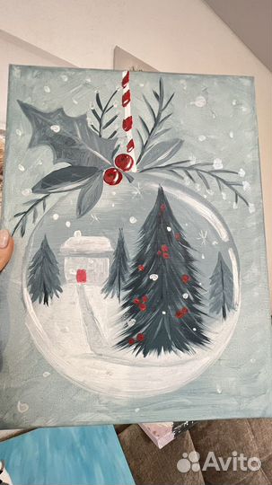 Картина маслом на холсте акрил