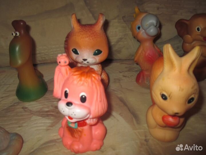 Резиновые игрушки СССР