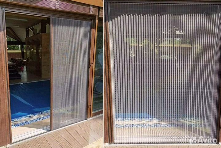 Москитные сетки (плисе)