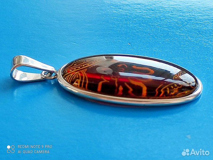 Янтарь винтаж поделка