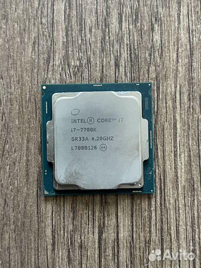 Процессор Intel Core i7 7700k