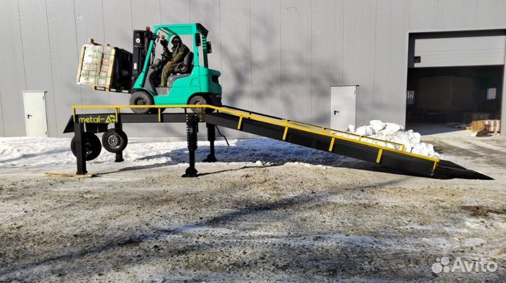 Мобильная Рампа Передвижная Эстакада Разгрузочная
