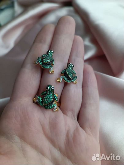 Серьги и кольцо 