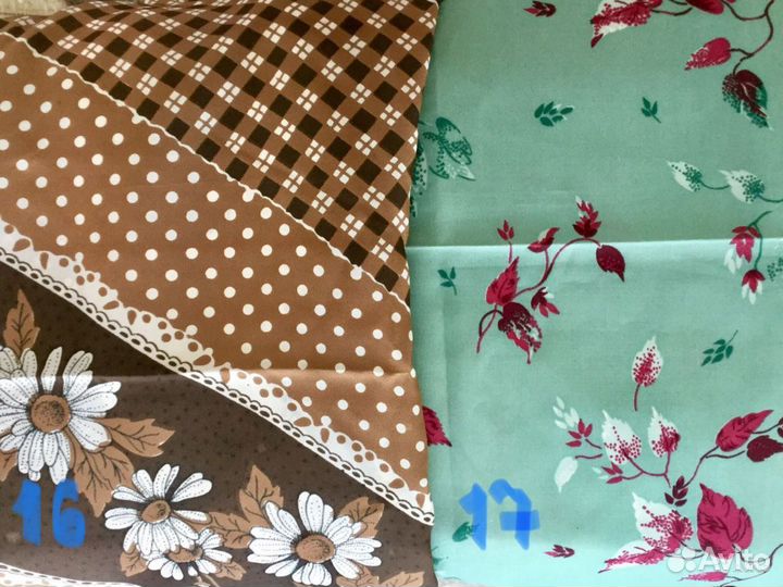 Отрез ткани СССР шитье рукоделие