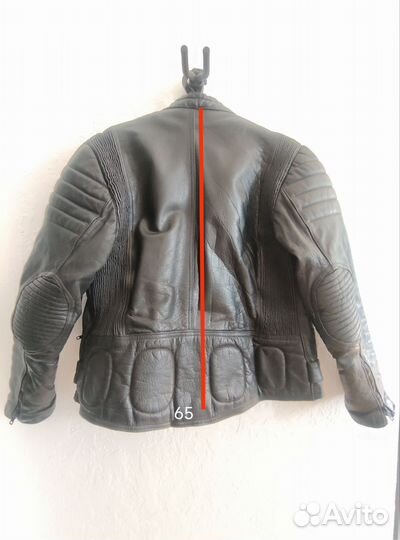 Мото куртка кожаная