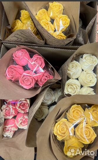 Букеты Цветы из шоколада Розы Герберы Тюльпаны