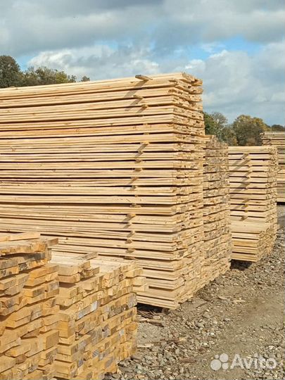 Доска обрезная, сорт 1, т/у