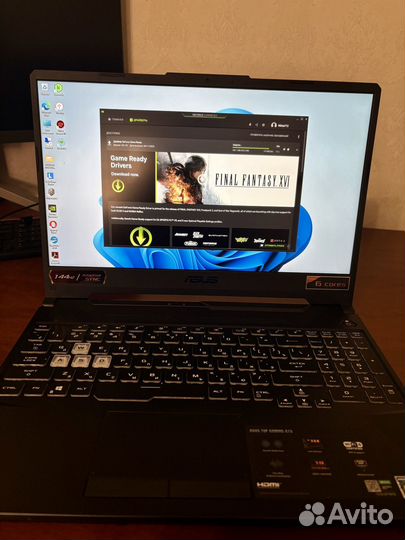 Ноутбук asus TUF gaming a15 FA506IHR
