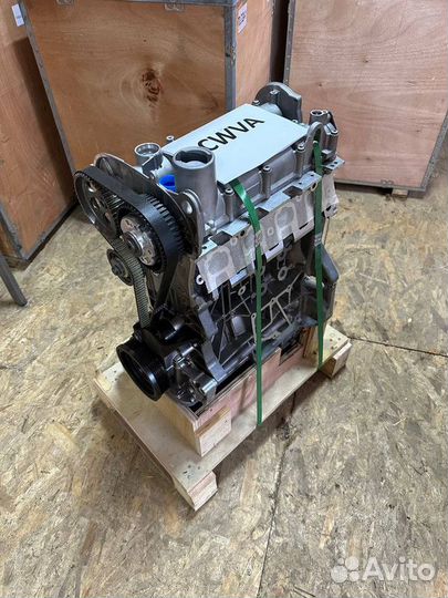 Двигатель cwva 1.6 Октавия Кедди Новый