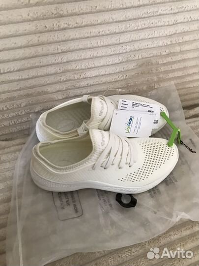 38-39р Новые Crocs Lite Ride кроссовки