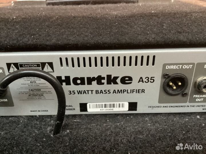 Басовый комбоусилитель Hartke A35