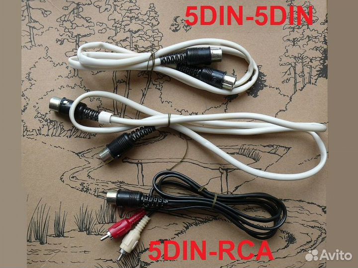 Кабели DIN, переходники DIN - RCA и др