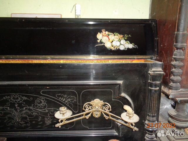 Старинное немецкое пианино Zeitter Winkelmann