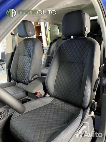 Чехлы уровня перетяжки на VW Tiguan 2