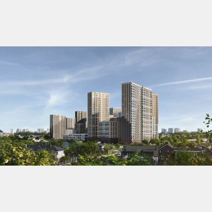 2-к. квартира, 42,9 м², 2/25 эт.