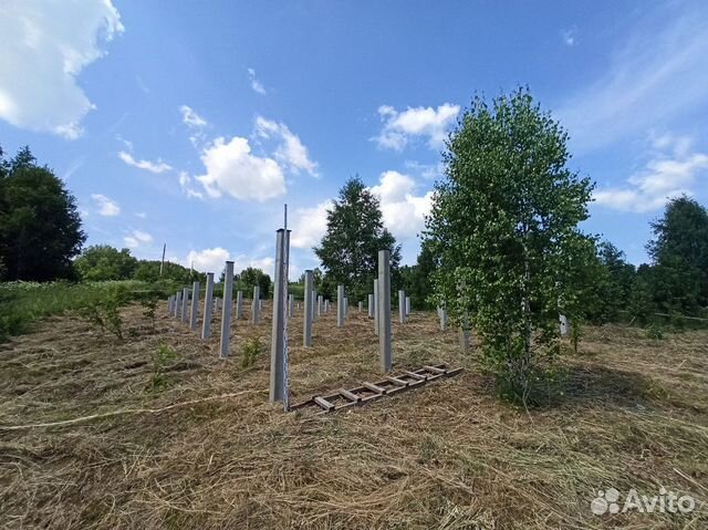 Строительство фундамента / Фундамент на жб сваях