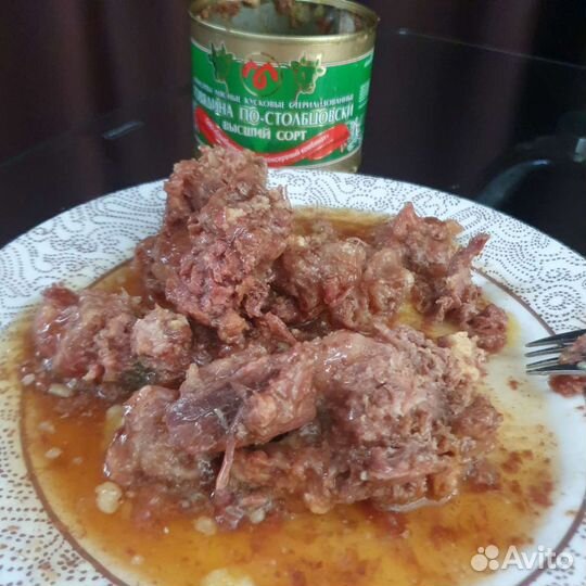 Говядина тушёная Беларусь высший сорт 525 грамм