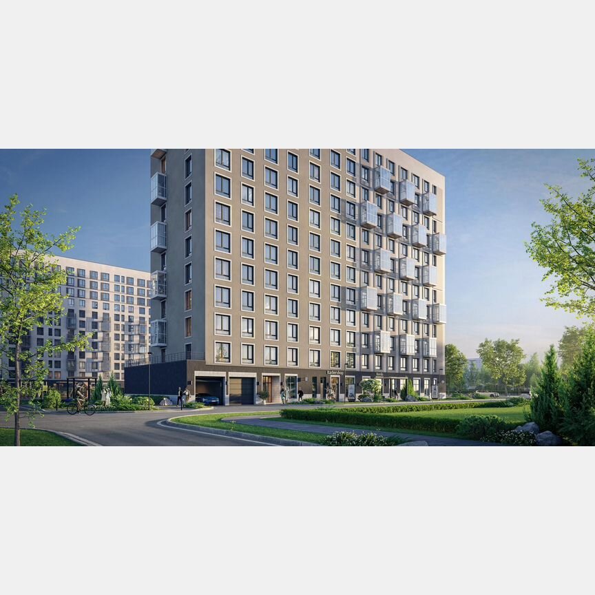 1-к. квартира, 44,4 м², 4/12 эт.